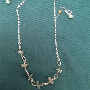 SOFT GREEN NECKLACE & EARRING 🌟